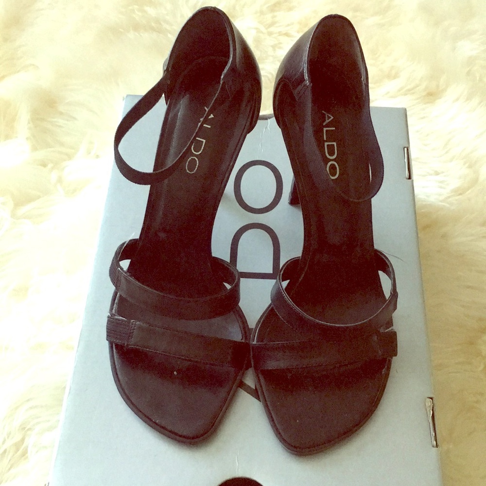Aldo Black heel shoes